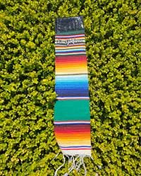 Image 4 of La Chingona - Sarape Golf Towel - Verde (Green)