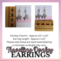 Image 2 of Travelling Donkey Earrings