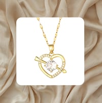Image 6 of Solitaire Cupid Necklace