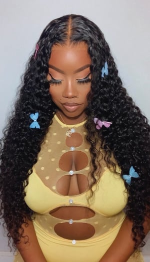 Image of 9”x6” Deep Wave Closure Wig in 26”