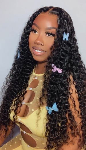 Image of 9”x6” Deep Wave Closure Wig in 26”