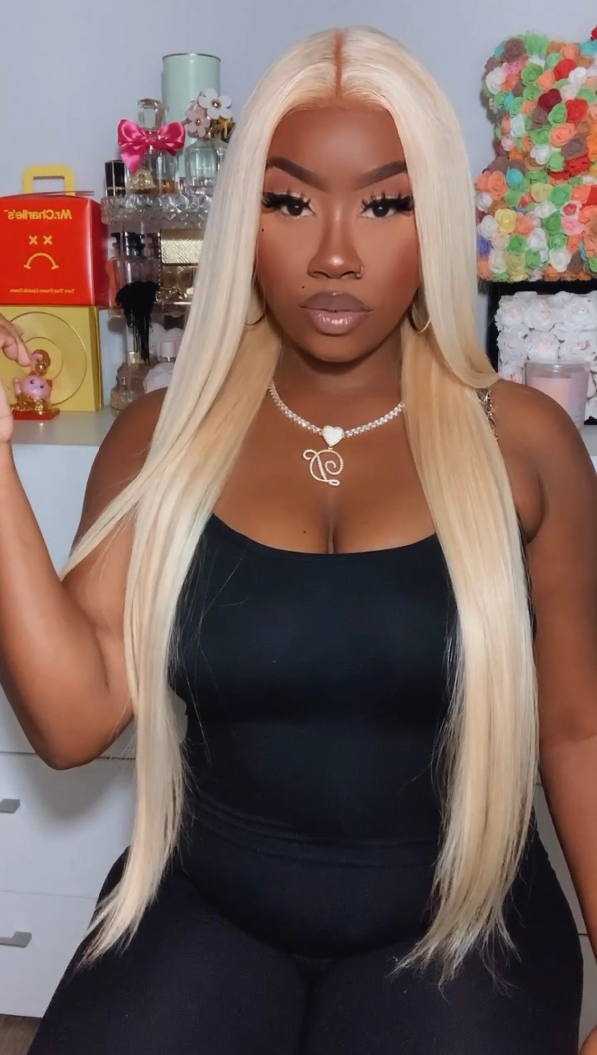 Image of Blonde 13x4 Lace Front Wig in 30”