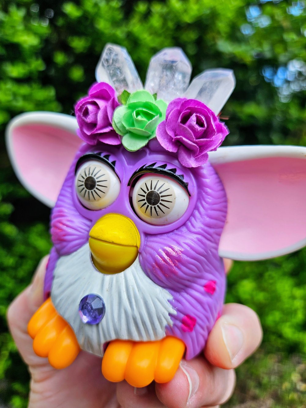 Purple Quartz Furby 4"