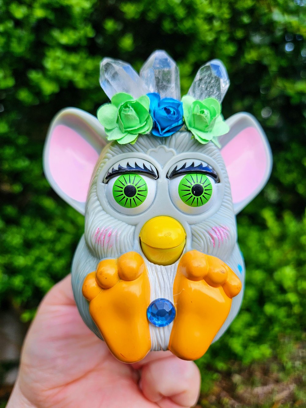 Grey Quartz Furby 4"
