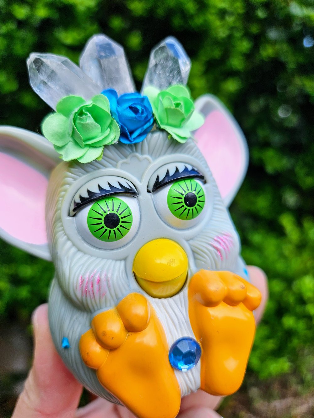 Grey Quartz Furby 4"