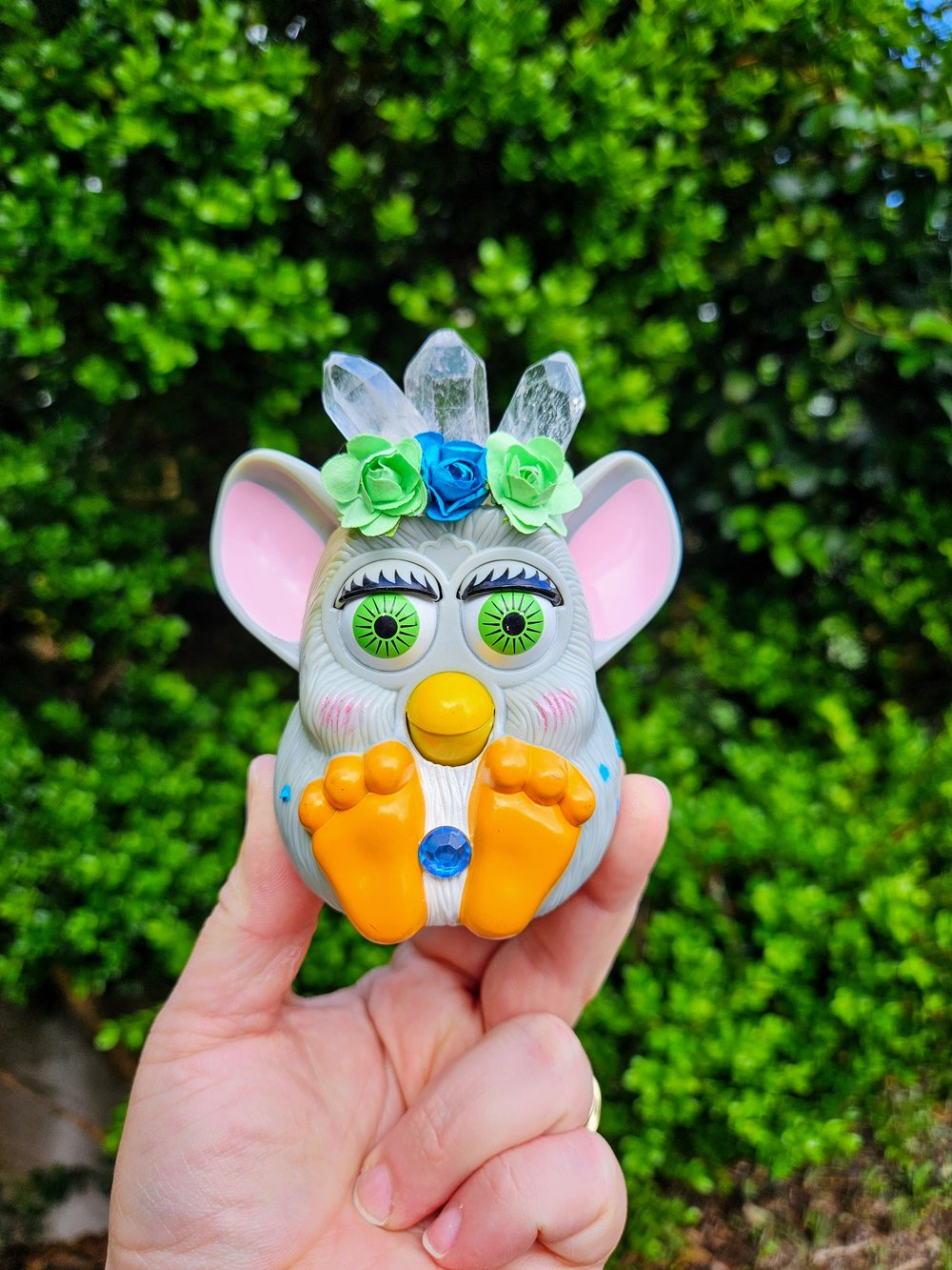 Grey Quartz Furby 4"