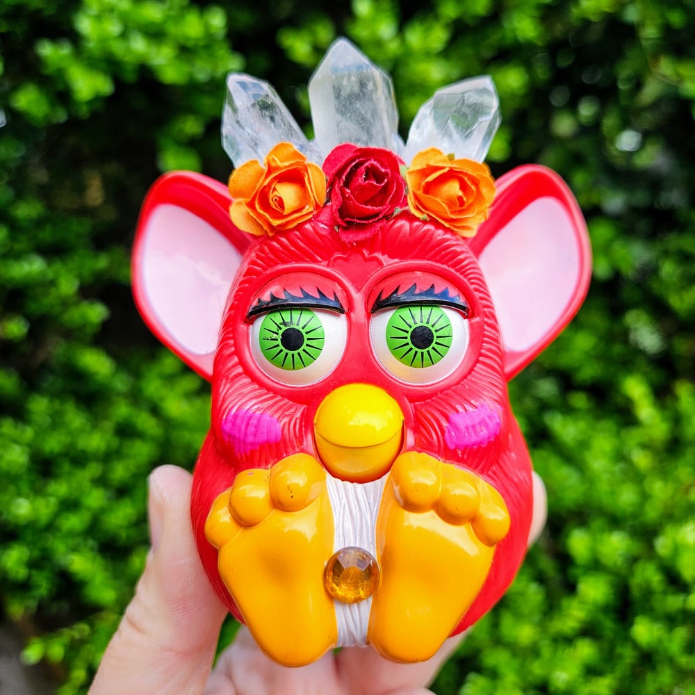 Red Quartz Furby 4"