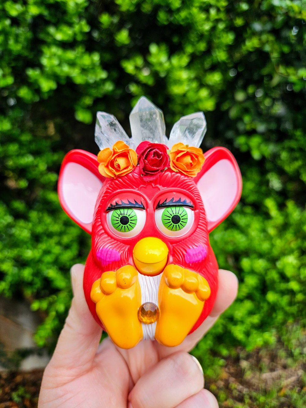 Red Quartz Furby 4"