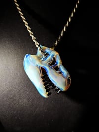 Image 5 of Mirage (CFL) T-Rex skull pendant Ruth galaxy teeth.