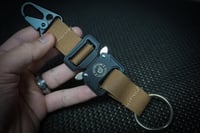 Image 4 of FIX THIS HOUSE Quick Release Carabiner Tool Clip (SandStorm Tan)