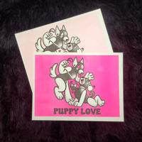 Image 1 of Puppy Love Riso Print! (18+)