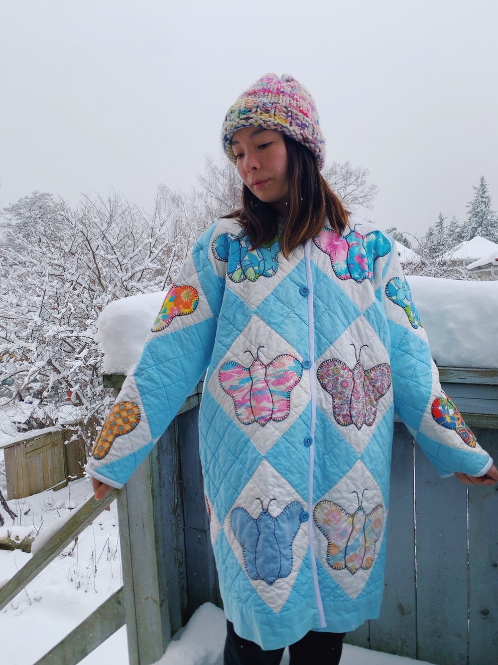 Image of Quilt Coat — Butterflies 