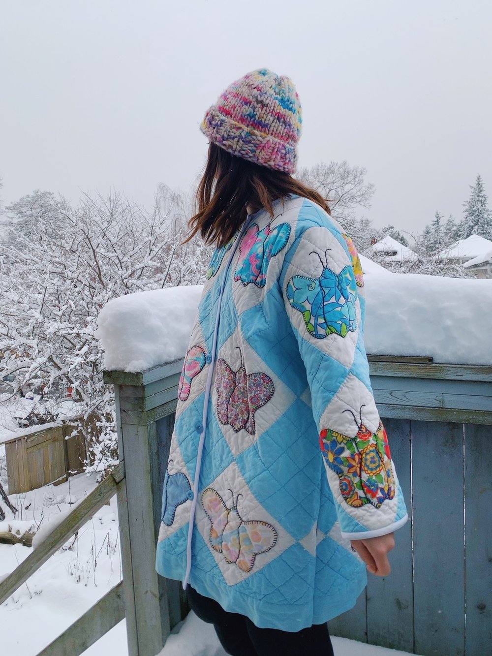 Image of Quilt Coat — Butterflies 