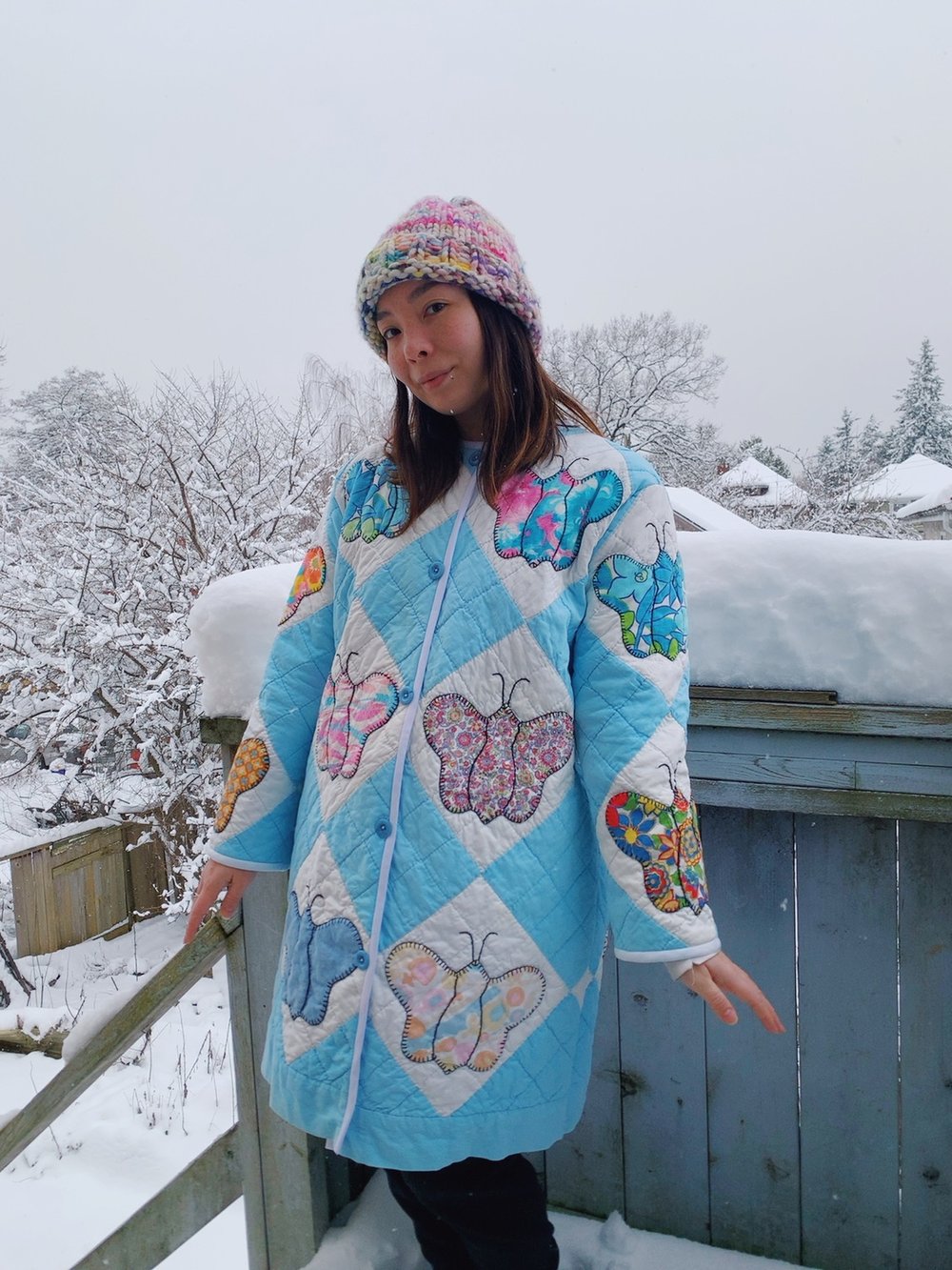 Image of Quilt Coat — Butterflies 