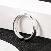 Image 9 of Blackstar Open Ring (925 Silver)