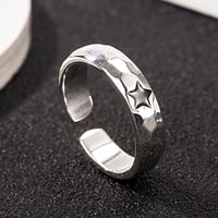 Image 10 of Blackstar Open Ring (925 Silver)