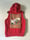 Image of RIPEN SLOWLY red hoodie vest