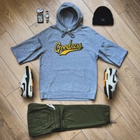 Goodness Classic Logo Hoodie - Heather Grey (SOLD OUT)