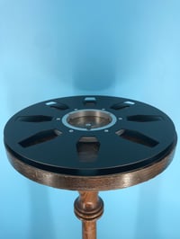 Image 3 of Burlington Recording 1/4" x 10. 5" BLACK Precision NAB Metal Reel in Black Box - 8 Spike Windows