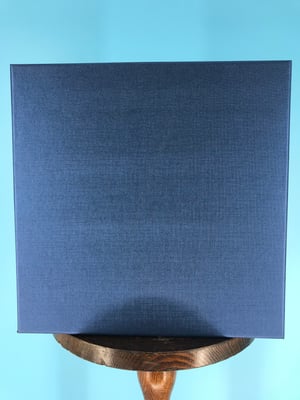 Image of Burlington Recording 1/4" x 10.5" BLUE Extra Heavy Duty NAB Metal Reel in Blue Box - 6 Windows