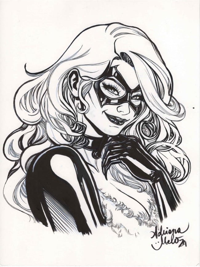 Black Cat 9x12