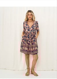 Babydoll Navy Print