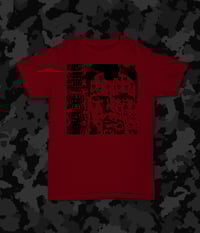 Sect Pig / Crooked Backs / Tee / Red / Available Until June 1 / No Re Press until 2025.