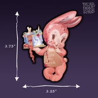 Image 3 of Bunny the Baker | Vinyl Sticker