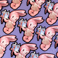 Image 2 of Bunny the Baker | Vinyl Sticker