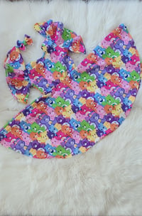 Image 5 of Care bears dress and bow 