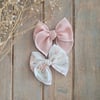 Sweet Rose and Rayon Shell Pink fable bows