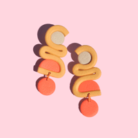 Image 1 of Winding Sun Statement Dangles