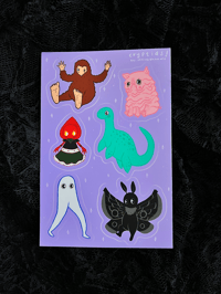 Cryptid Cuties Sticker Sheet