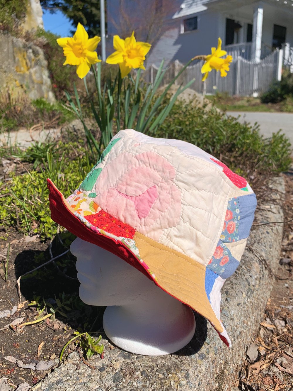 Image of Quilted Reversible Hat — 016
