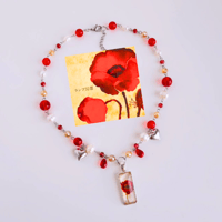 Image 2 of lamp genso poppy necklace