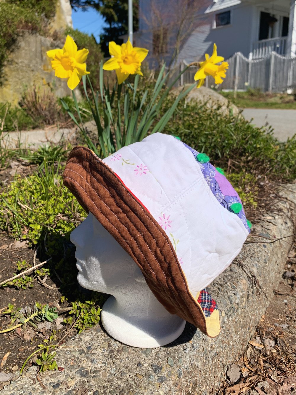 Image of Quilted Reversible Hat — 017