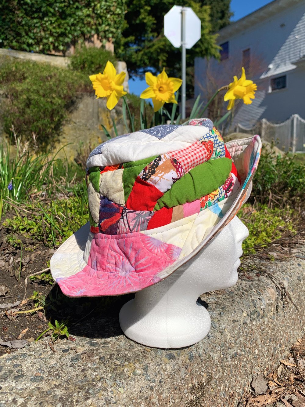 Image of Quilted Reversible Hat — 018