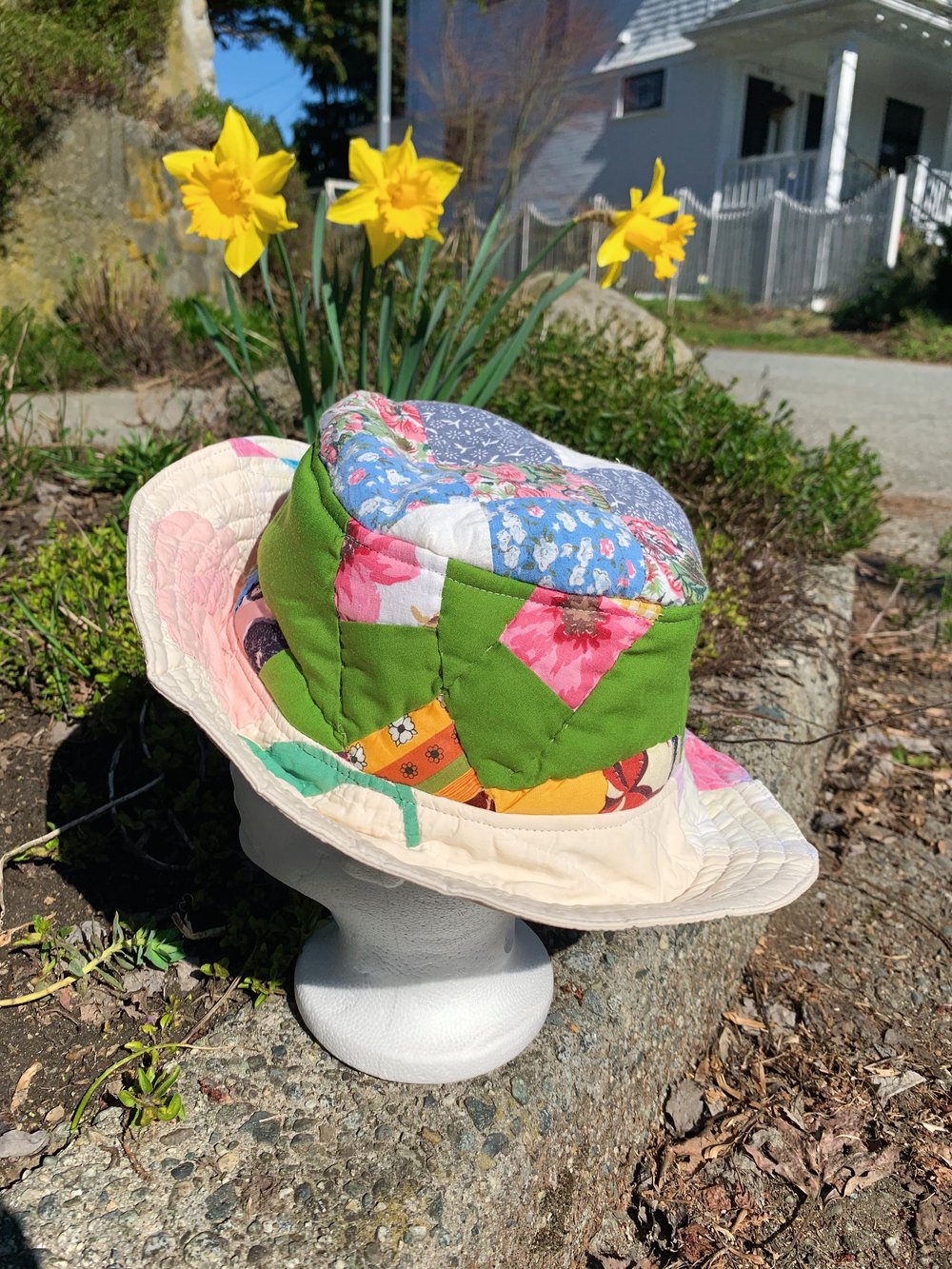 Image of Quilted Reversible Hat — 018