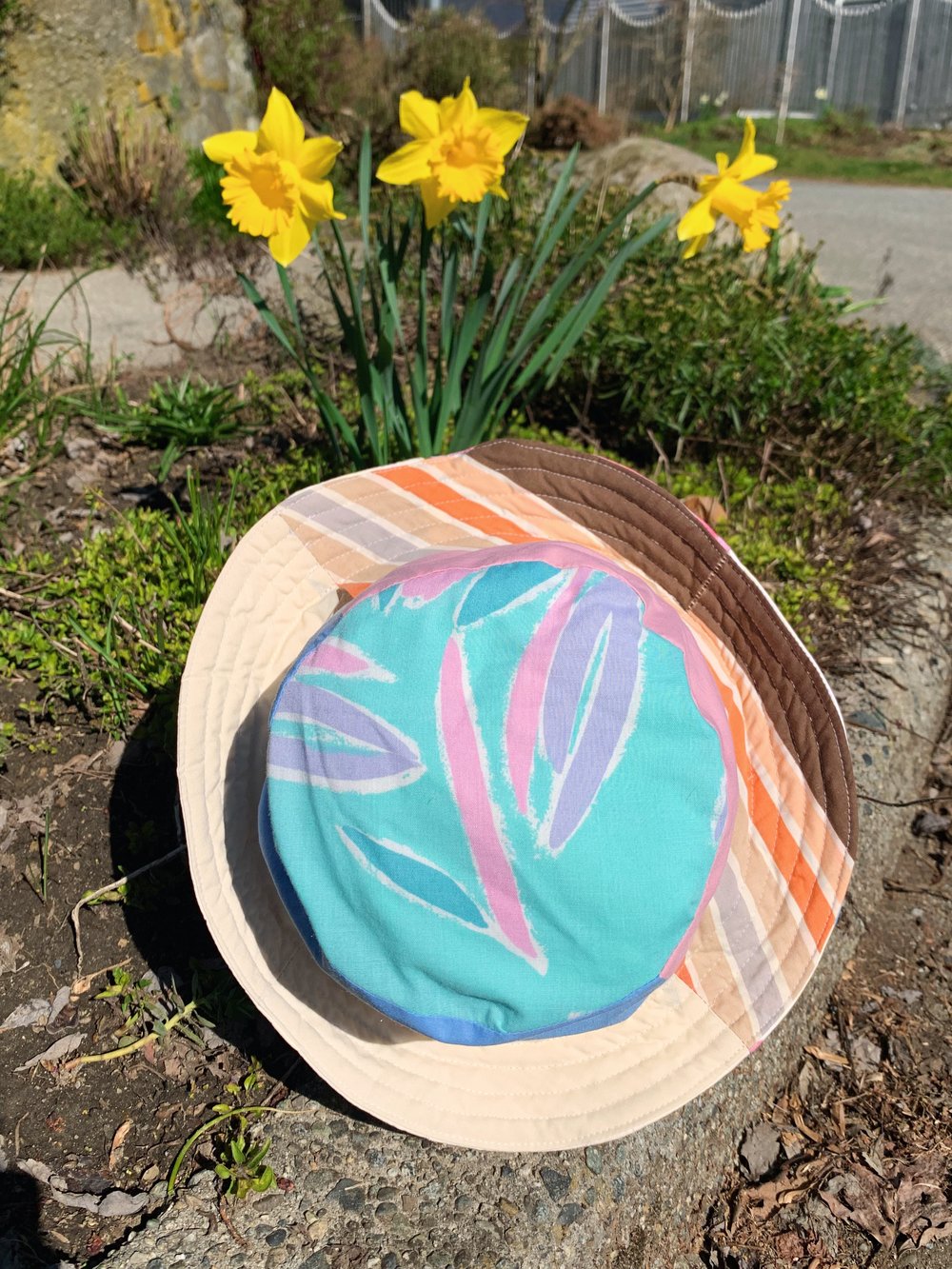 Image of Quilted Reversible Hat — 018