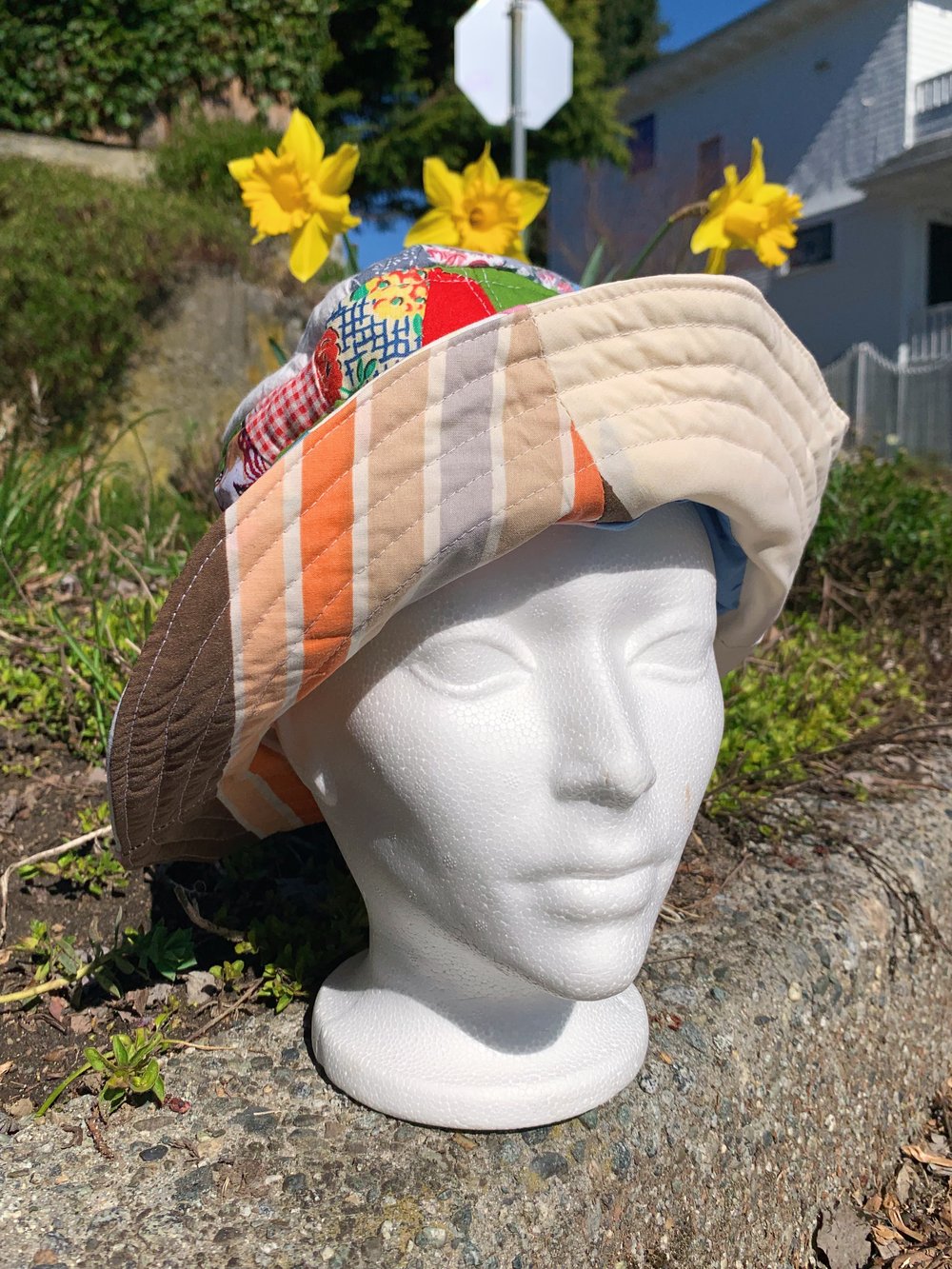 Image of Quilted Reversible Hat — 018