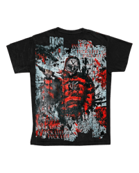 Doc Gruesome - FVCK L1F3 Over Size Print Shirt