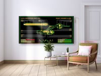 Image 1 of USS Enterprise 1701 Large Panel Print