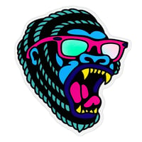 Gorilla Shades Vinyl Sticker