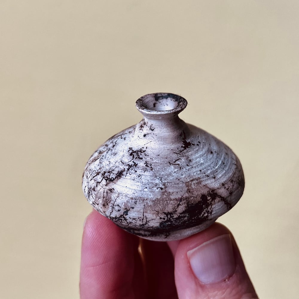 Image of Mini Pug Hair Raku 