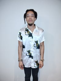 Bastet Silk Button Up 