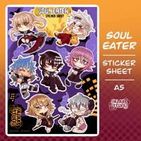 Soul Eater sticker sheet