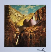 Image 2 of 'Yosemite Skin' Triptych (3 Collages) Framed