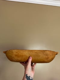 Image 1 of small oval dough bowl 
