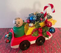 Vintage Fisher-Price Fire Truck Christmas Decoration