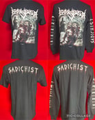 Image of Officially Licensed Gorgasm "Sadichist" EP Cover Art Short And Long Sleeves Shirts!!